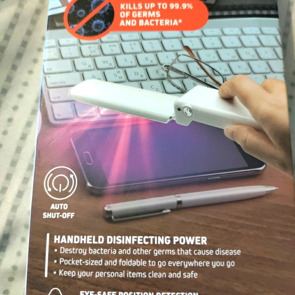 UV -C sanitizing wand